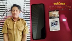 Simpan Narkotika di Kantong Saku Baju, Oknum PNS Ditangkap Polres Tulang Bawang