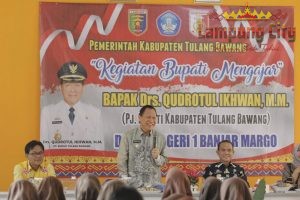 Pj Bupati Qudrotul Ikhwan Tinjau SMA Banjar Margo dan Taman Simpang Penawar