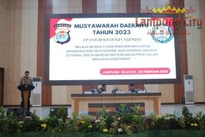 Wakapolda Lampung Buka Musda II PP Polri Lampung