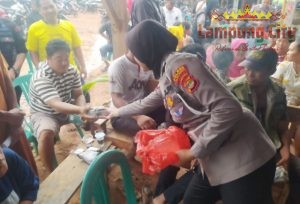 Kapolres Tuba Gelar Jum’at Curhat di Lokasi Banjir, Warga Sampaikan Penyebab Terjadinya Bencana