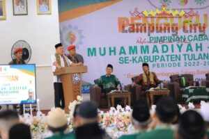 PJ Bupati Qudrotul Ikhwan Hadiri Pengukuhan Pimpinan Cabang Muhammadiyah Periode 2023-2027