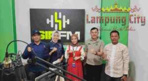 Kejari Mesuji Bersama Diskominfo Sambangi Radio SIP Simpang Pematang
