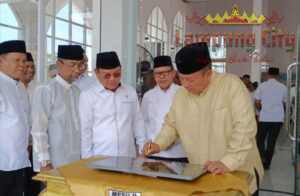 Gubernur Lampung Resmikan Masjid Al Karim Kabupaten Mesuji