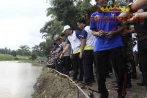 Pj Sekdakab Tulang Bawang Meriahkan, Lomba Mancing HUT Ke-27 Tulang Bawang