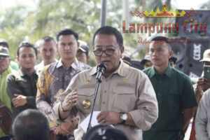 Gubernur Lampung Tinjau Rehabilitasi Ruas Jalan di Mesuji