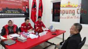 Bacabup Tuba Ahmad Yani Ikuti Fit and Proper Test di DPD PDIP Lampung