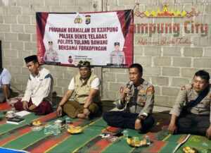 Kakam Gunung Tapa Tengah Apresiasi Program Bermalam di Tiap Kampung Oleh Polsek Dente Teladas