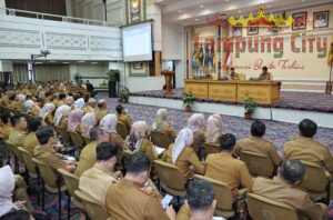 Briefing Perdana Gubernur Lampung Bersama ASN