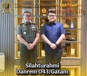 Ketua DPRD Provinsi Lampung Terima Kunjungan Kerja Danrem 043/Gatam, Perkuat Sinergi TNI dan Pemerintah Daerah