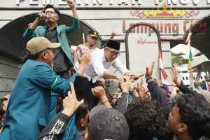 Gubernur Lampung Apresiasi Mahasiswa dan Masyarakat Gelar Aksi Damai dan Kondusif