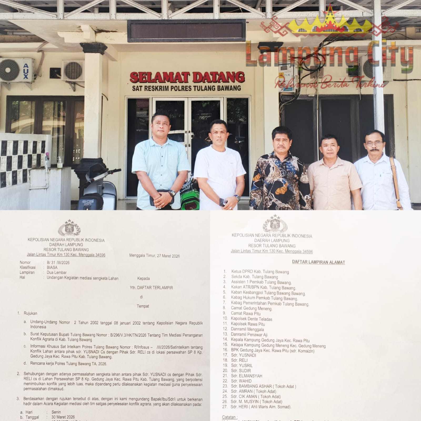 Mediasi Polisi Tak Hentikan Konflik, Kasus Perampasan Sawah Masuk Ranah Hukum