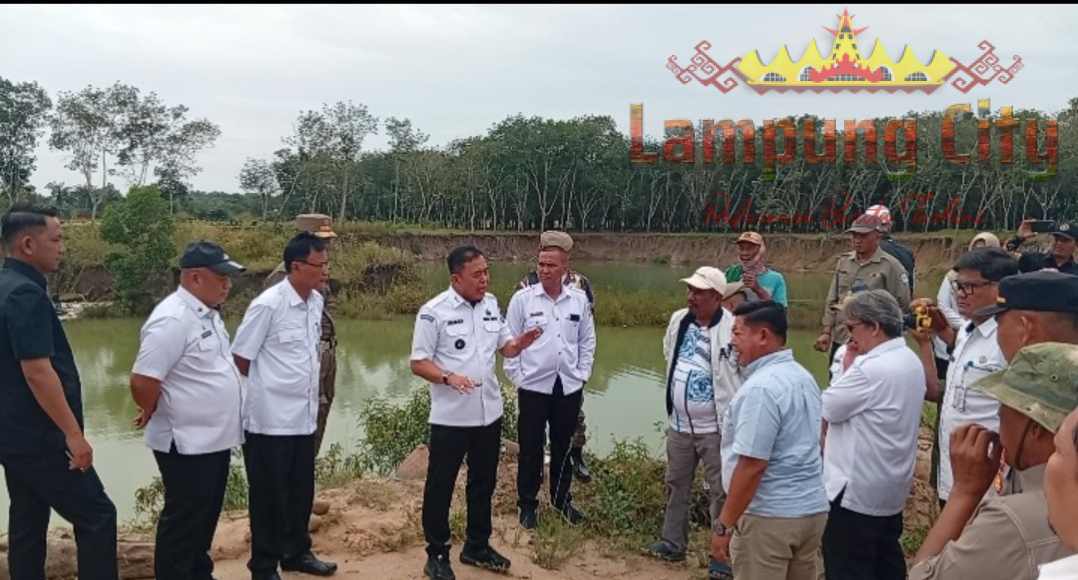 Wabup Tulang Bawang Sidak Tambang Pasir di Batu Ampar, Aktivitas Sementara Dihentikan
