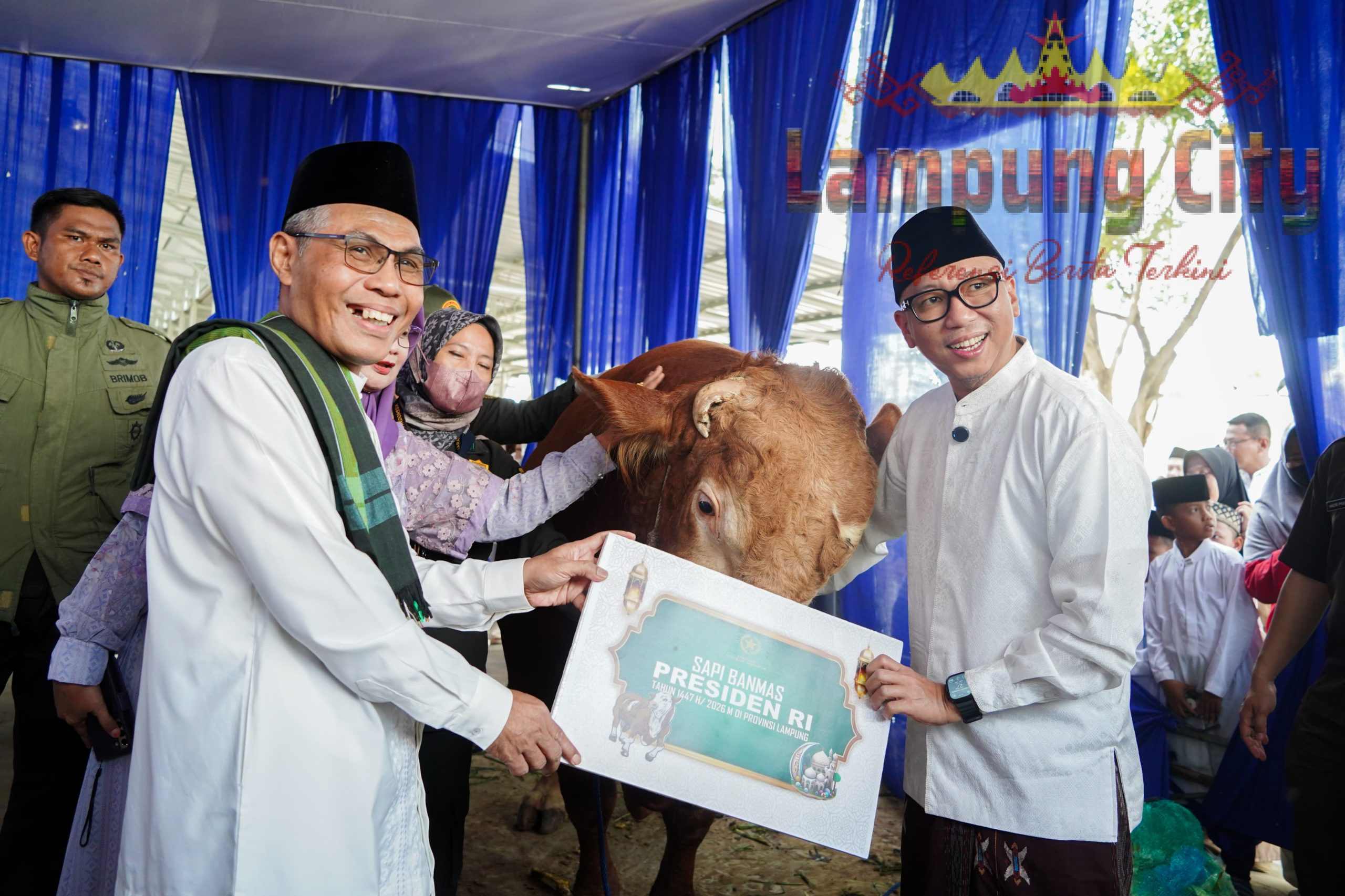 Momentum Idul Adha, Pemprov Lampung Dorong Kepedulian dan Kesejahteraan Masyarakat
