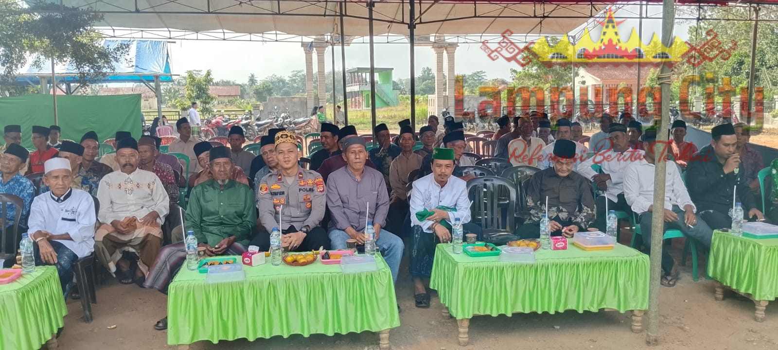 Sambut Tahun Baru Islam 1448 H, Polsek Gedung Aji Perkuat Silaturahmi dan Santuni Anak Yatim
