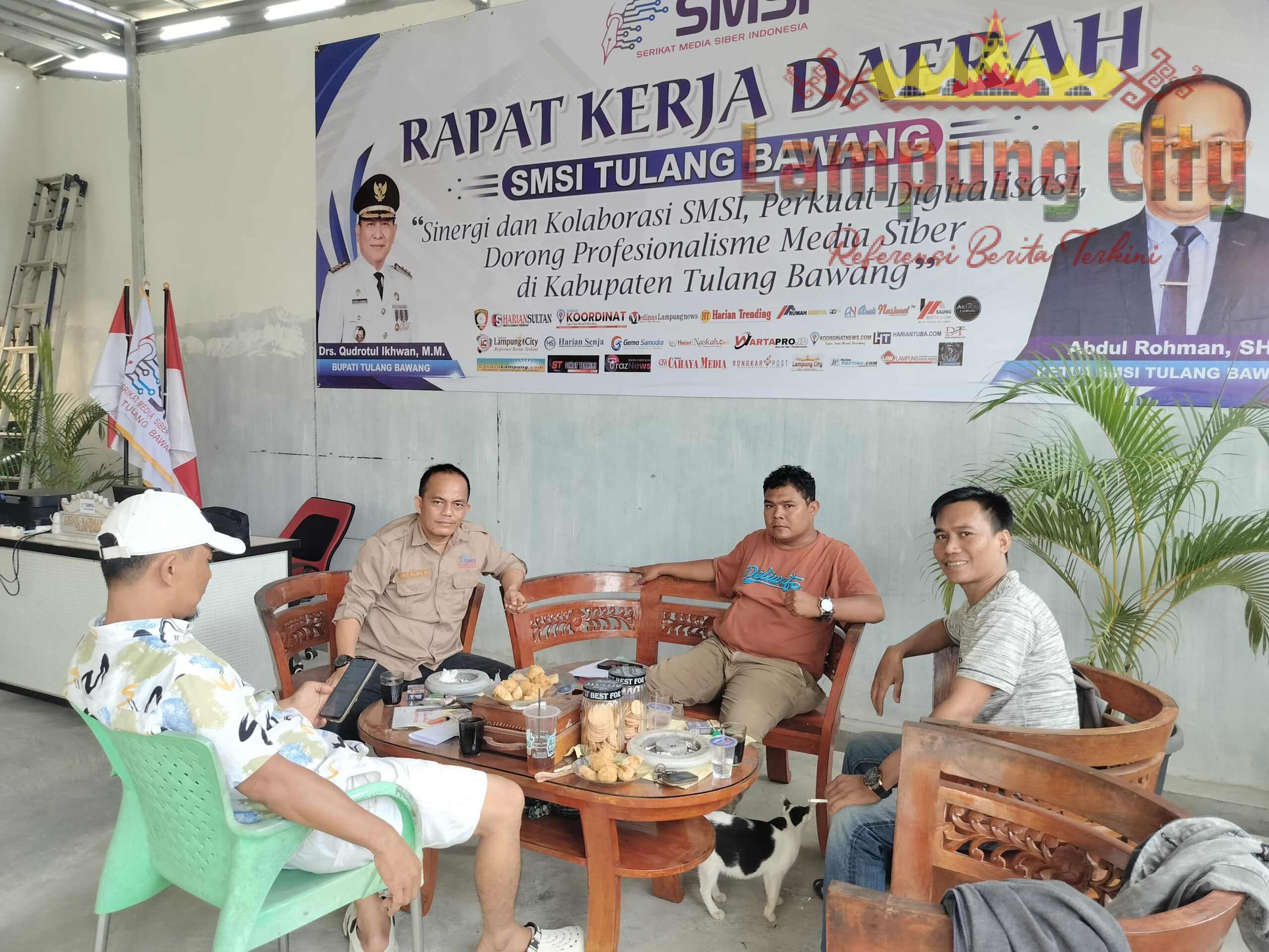 Panitia Konsolidasi Jelang Muskab ke-1 SMSI Tulangbawang