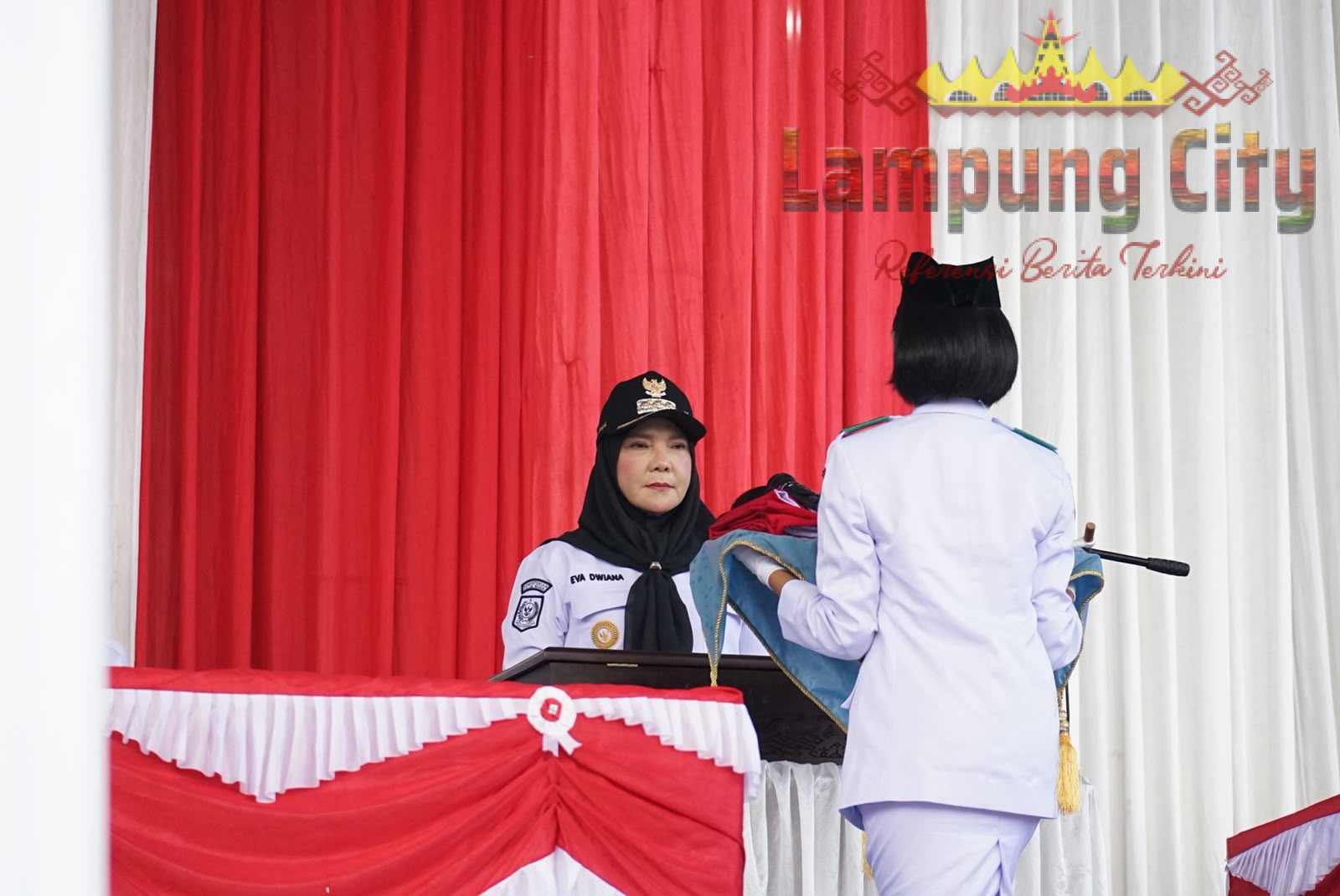 ‎Peringatan HUT RI di Lingkungan Pemkot Bandar Lampung Berlangsung Meriah