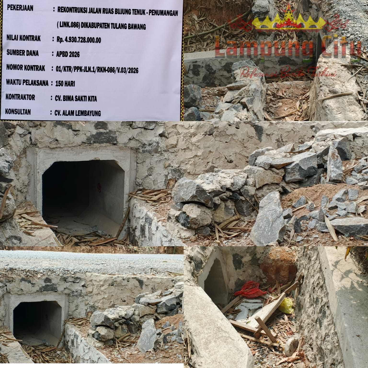 Program Unggulan Infrastruktur Jalan Gubernur Lampung Rp 4.930.Miliar Di Tuba Diduga Asal Jadi Dirut Lembaga SIKK-HAM Minta Gelar Rab