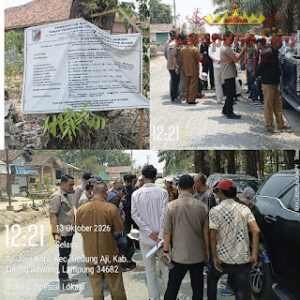 Komisi III DPRD Tulang Bawang, Tuding Proyek Tipu-Tipu di Kampung SP Wali, Kecubung Jaya, Kecamatan Gedung Aji