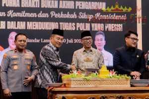 Gubernur Apresiasi Semangat Pengabdian Purnawirawan Polri untuk Menjaga Stabilitas Lampung