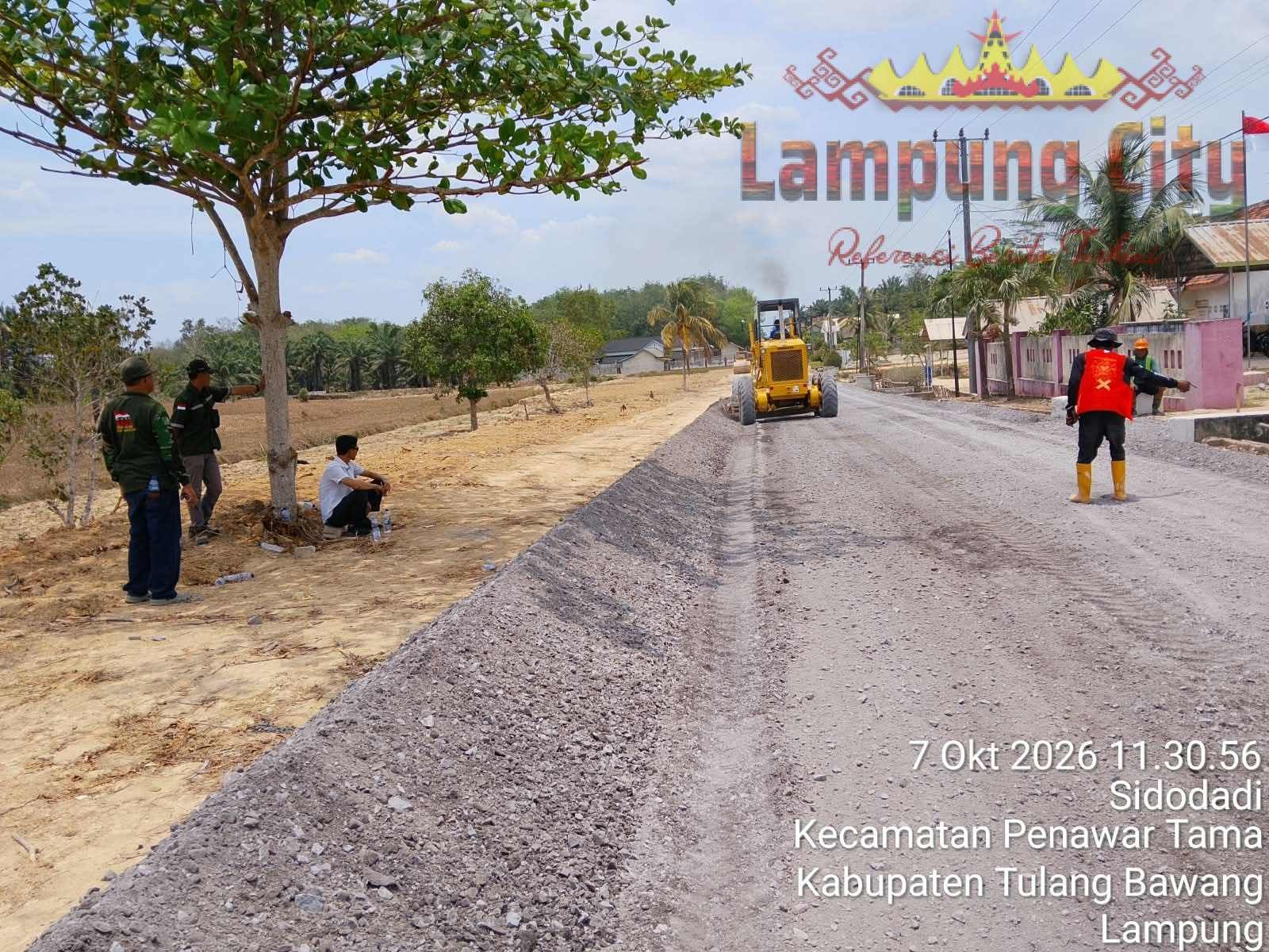 Viral Material Proyek Jalan Rp2,57 Miliar, Di Kampung Sidodadi di Bongkar Dinas PUPR Kabupaten Tulang Bawang, LSM SIKK-HAM Apresiasi 