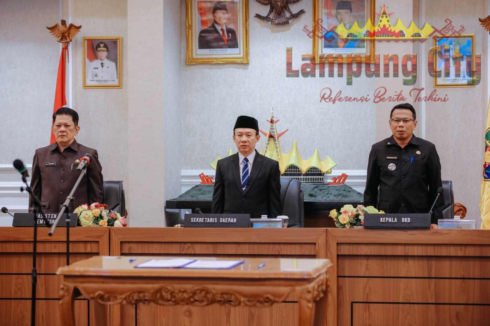 Pemprov Lampung Lantik Satu Pejabat Pimpinan Tinggi Pratama dan Dua Pejabat Fungsional, Sekdaprov Marindo Tekankan Penguatan Pembangunan Manusia