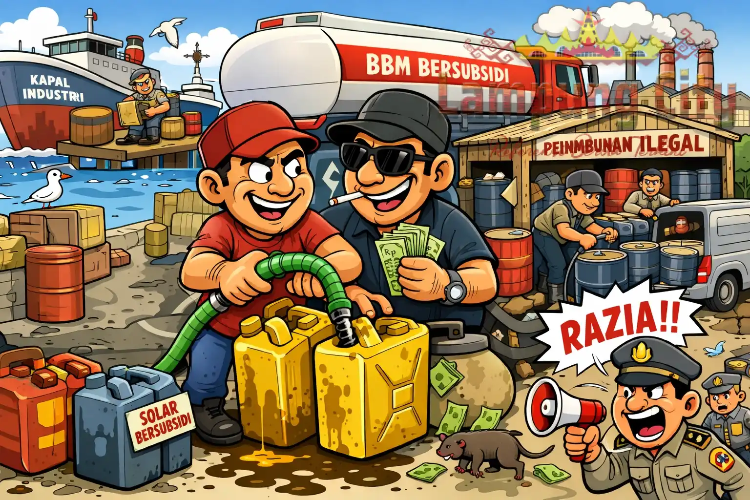 Dugaan Penyimpangan BBM Bersubsidi di BUMD Menggala Belum Terjawab?